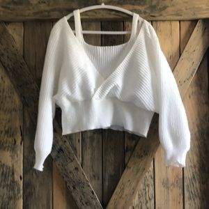 Off the shoulder tank top/sweater